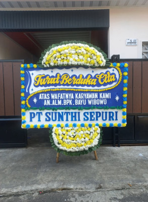 Papan Bunga Duka di Pandrah